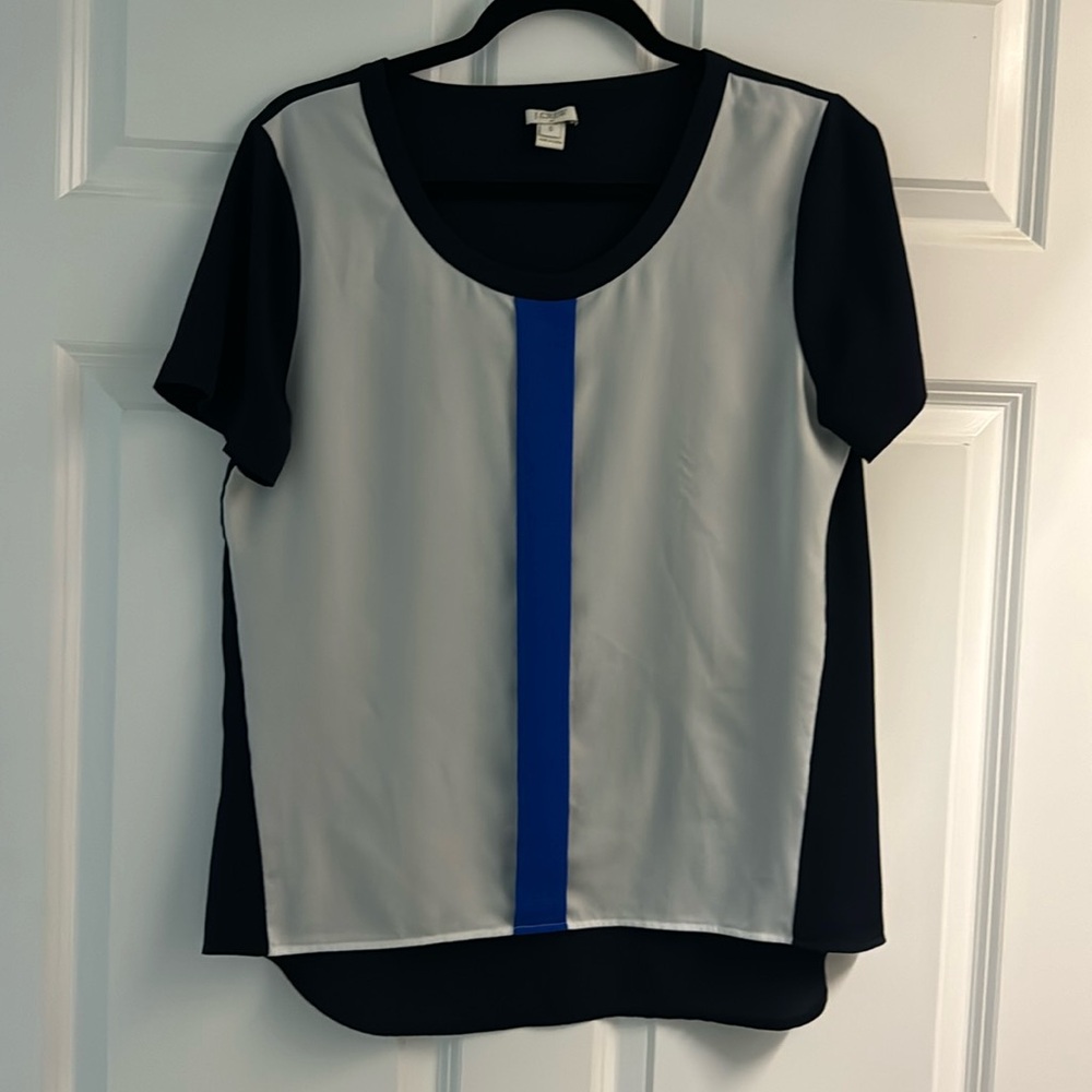 J. Crew Short Sleeved Blouse, Size Small